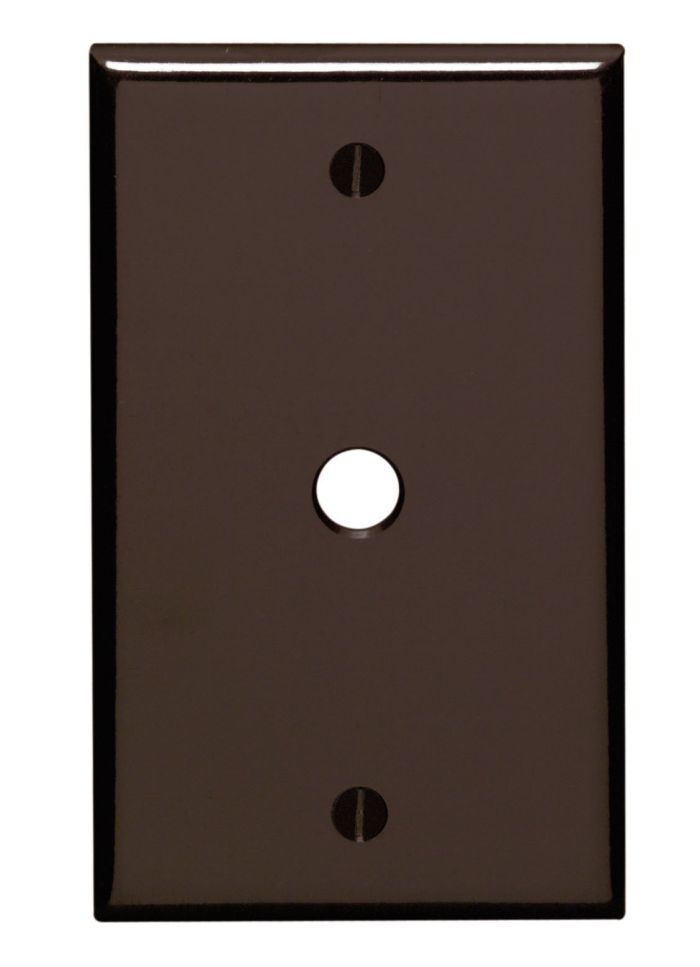 Leviton 85013 BR WP 1G TEL/CABLE: 312 Hole Box Mount - High-Quality Image & Specs