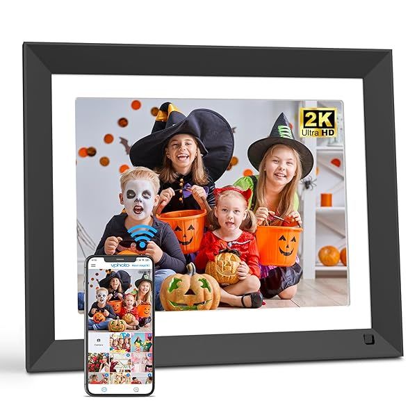 11-inch 2K Digital Picture Frame with Dual WiFi 32GB Storage Touch Screen Motion Sensor Share Photos Videos via App Unlimited Cloud Storage
