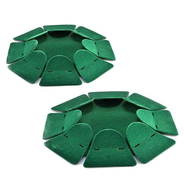 2pcs Green All-Direction Golf Putting Cup - Indoor/Outdoor Training Aid for Perfect Practice