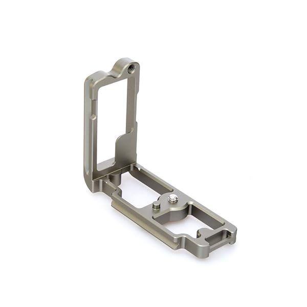 3 Legged Thing Zelda L-Bracket: Arca Swiss Compatible for Landscape & Portrait Photography - Metallic Slate Grey (ZELDA-G)