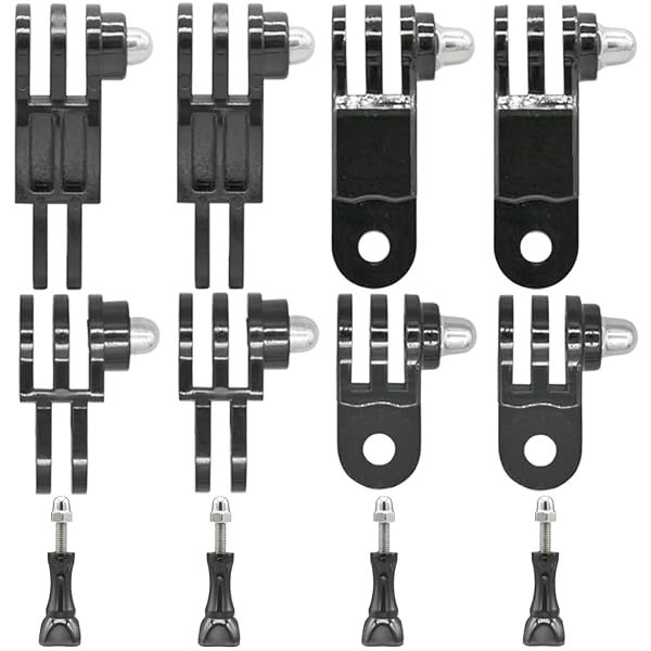 3 Way Adjustable Extension Pivot Arm Mount Kit for Action Cameras Long Short Vertical Direction Connector Adapter