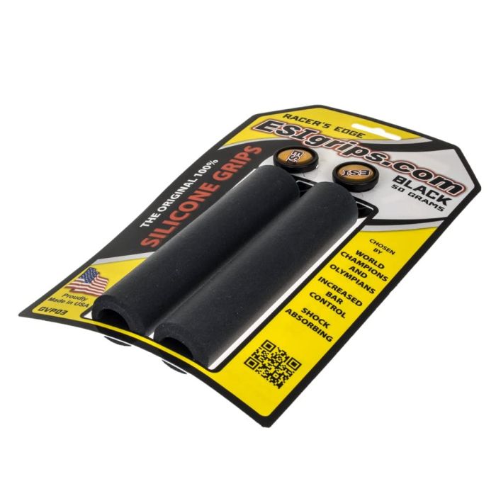 ESI Grips Racers Edge MTB Grip (Black) - One Size GVP03 for Ultimate Comfort & Control