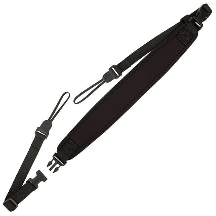 OP/TECH USA Super Classic Pro Loop Strap - Padded Neoprene Neck Strap for DSLRs & Binoculars (Black)