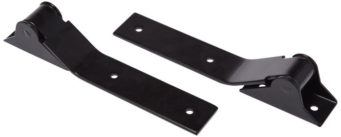 Rugged Ridge Tailgate Hinge Kit 11218.01 for 1987-1995 Jeep Wrangler YJ - Durable Black Upgrade