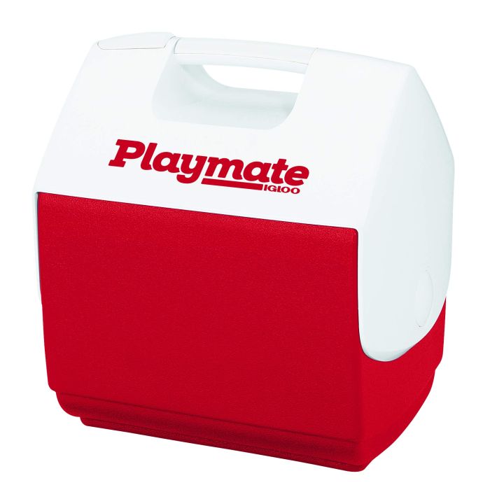 Igloo Red/White Playmate Pal 7 Quart Cooler - Compact 11.75 x 8.25 x 12-Inch Personal Size