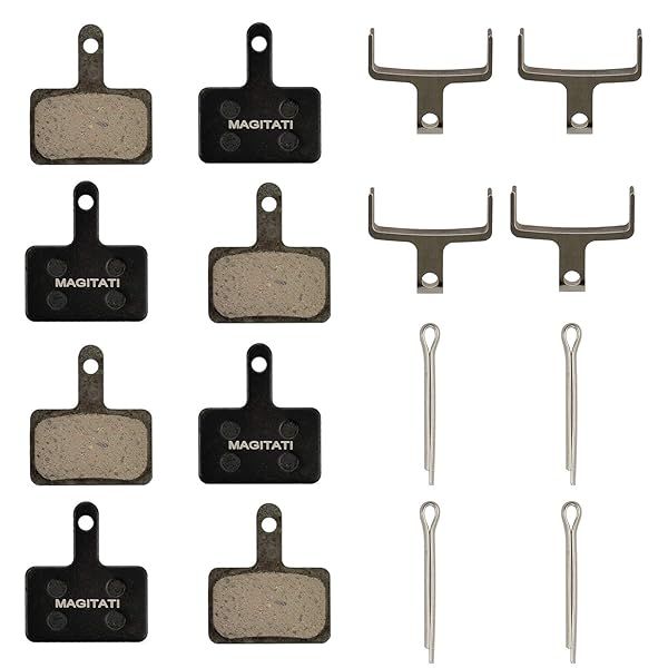 4 Pairs Resin Disc Brake Pads for TRP Tektro Shimano Deore - Compatible with M-Series Models