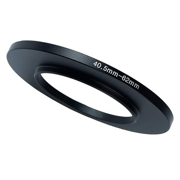 40.5mm to 62mm Step-Up Ring Filter Adapter - Metal UV ND CPL Compatible with All Brands