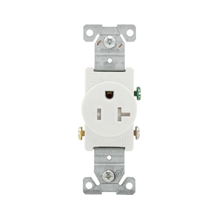 Buy EATON TR1877W-BXSP 20A 125V Heavy-Duty Single Receptacle - NEMA 5-20R, White