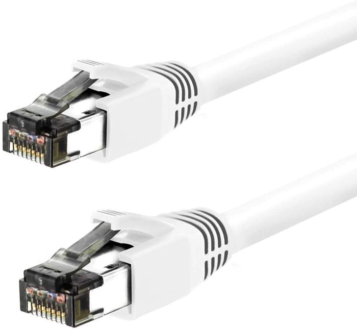 High-Speed Nippon Labs Cat8 35FT Ethernet Cable - 40Gbps, Weatherproof, Ideal for PS4, PS5, Xbox, Router & More