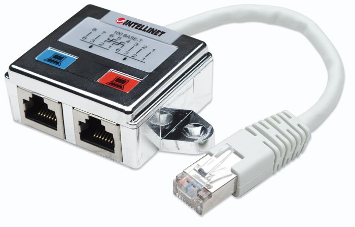 INTELLINET 2-Port Modular Distributor (504195) - Enhance Your Network Connectivity Today!