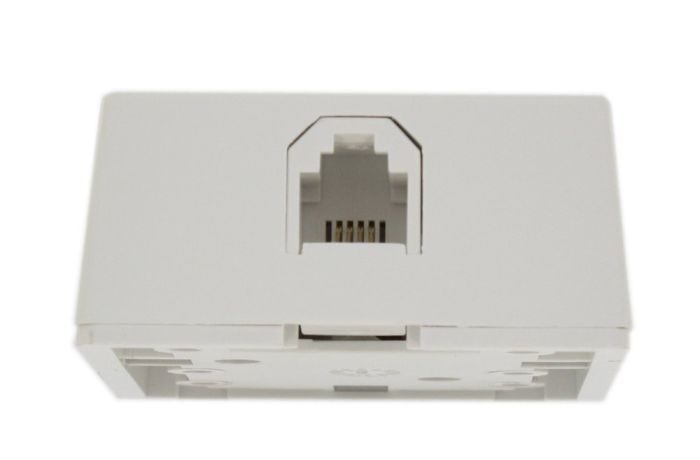Leviton 4625A-24W 6P4C Surface Mount Jack - Type 625A2, Screw Terminal, White | Buy Now!