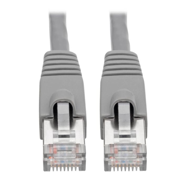 Tripp Lite Cat6a 10G Ethernet Cable - 2ft Snagless STP RJ45 Network Patch Cable (Gray) with Warranty