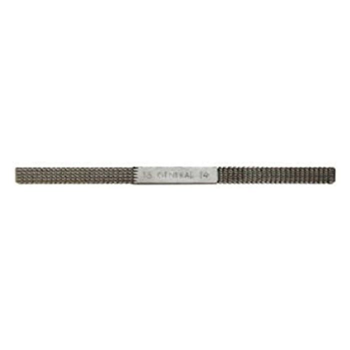 General Tools 177-1 Thread Repair File - Black Oxide, 11-24 Thread Pitches for Precision Repairs