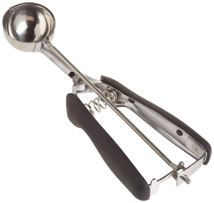 OXO Good Grips Medium Cookie Scoop Review: Perfect Baking Tool in Black/Silver
