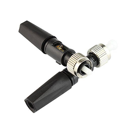 10-Pack FTTH FC/UPC Optical Fiber Cable Connectors for CATV Network - Fast Single Mode Adapters