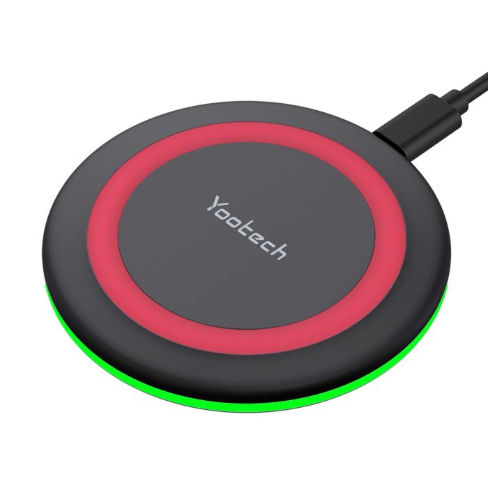 Yootech 10W Fast Wireless Charger for iPhone 16/15/14/13 & Samsung Galaxy S22/S21 - Compatible with AirPods Pro 2