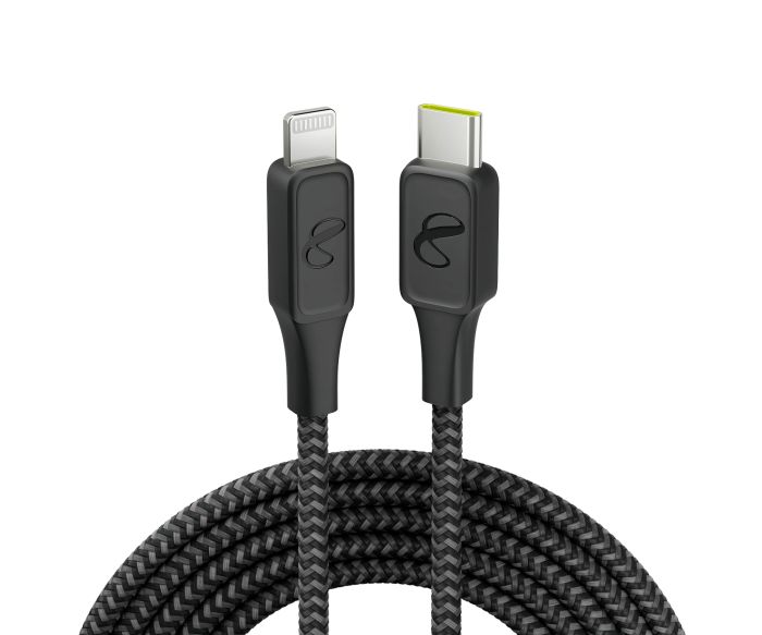 InfinityLab InstantConnect USB-C to Lightning Cable - 20W Fast Charging for iPhone & iPad - Black