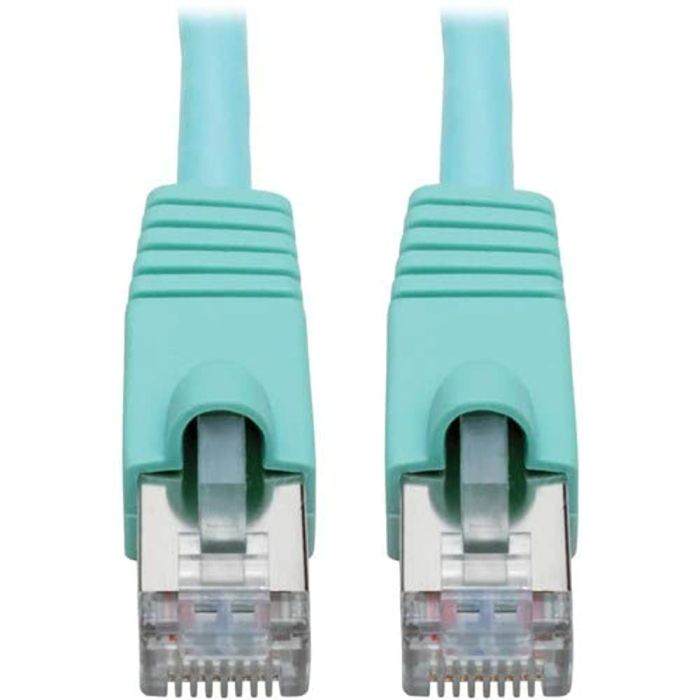 Tripp Lite Cat6a 10G Ethernet Cable - 6ft Snagless STP Network Patch Cable (Aqua) with Warranty