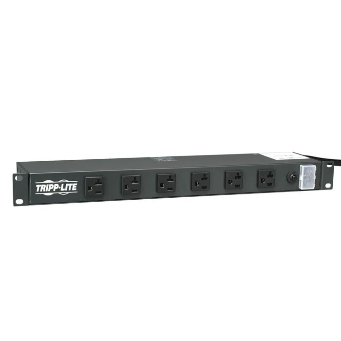Tripp Lite 12-Outlet Rackmount PDU: 20A Power Strip with 15ft Cord & Lifetime Warranty - Ideal for 1U Rack Mount