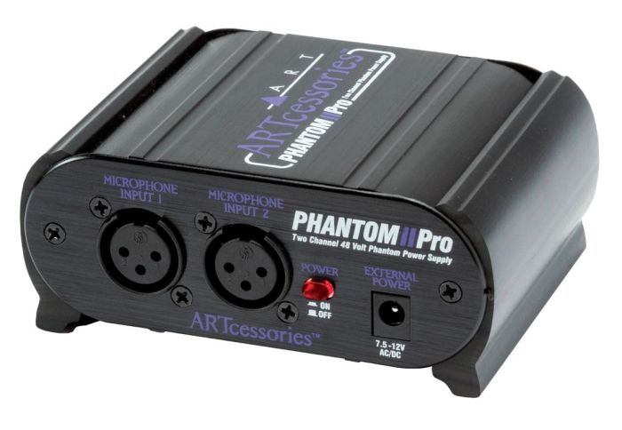 ART Phantom II Pro: 2-Channel 48V Phantom Power Supply for Superior Audio Performance