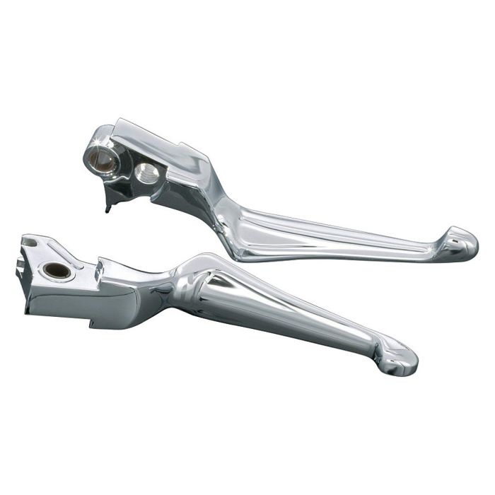 Upgrade Your Harley: Kuryakyn 1038 Boss Blades Clutch & Brake Levers (1996-2017) - Chrome Handlebar Accessory