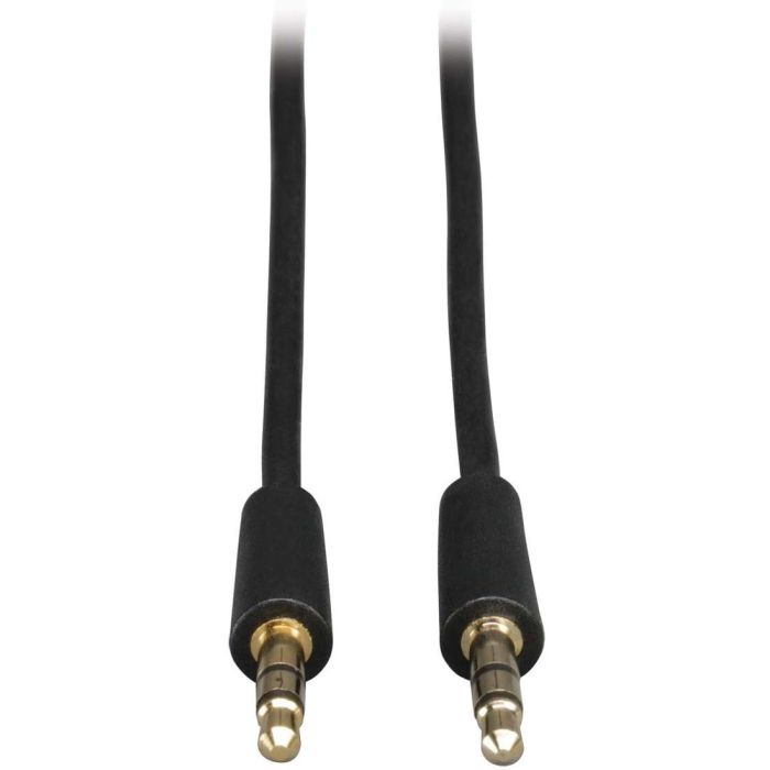Tripp Lite 50-ft 3.5mm Mini Stereo Audio Cable for Microphones, Speakers & Headphones (M/M) - High-Quality Sound