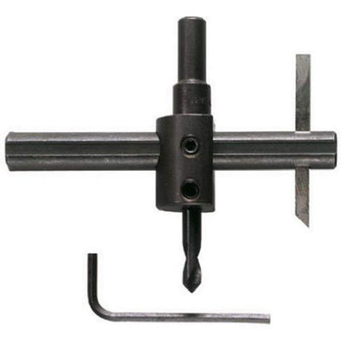 General Tools 5B Circle Cutter: Adjustable 1-6 Inches, Precision Cutting Tool in Black