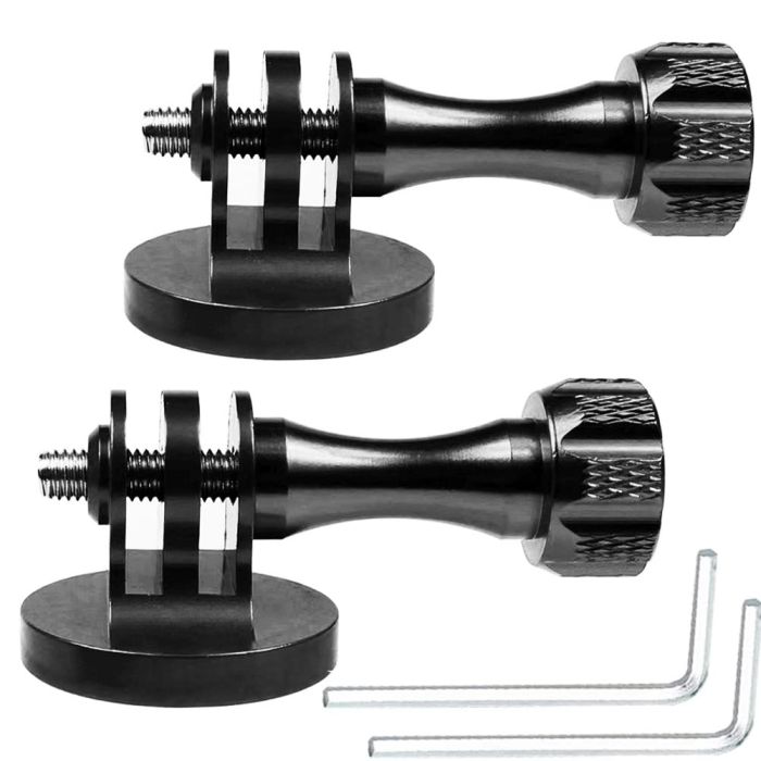 VIZEMO 2 Pack Aluminum Tripod Monopod Mount for GoPro Hero 11/10/9/8 & DJI OSMO - Durable Adapter with Thumbscrew