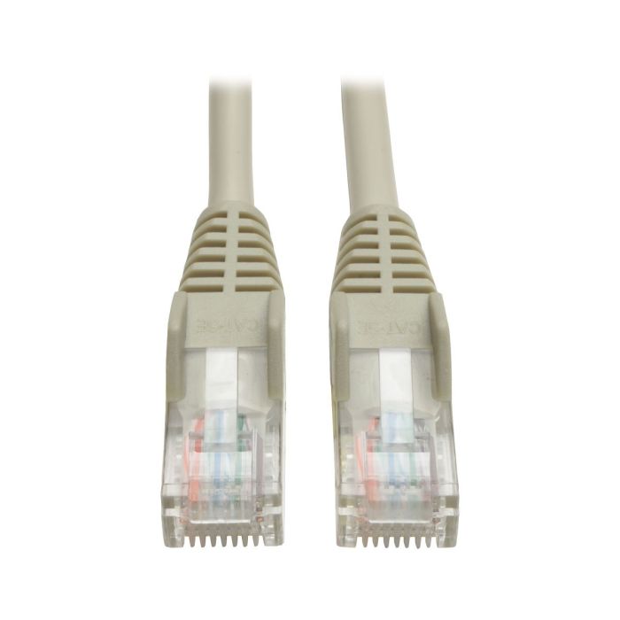 Tripp Lite Cat5e 350MHz Snagless Patch Cable 3ft - Gray RJ45 Ethernet Cable for Fast Networking