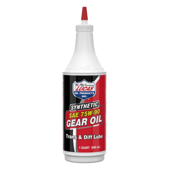 Lucas Oil 10047 75W-90 Synthetic Gear Oil - Premium Transmission & Differential Lube, 1 Quart