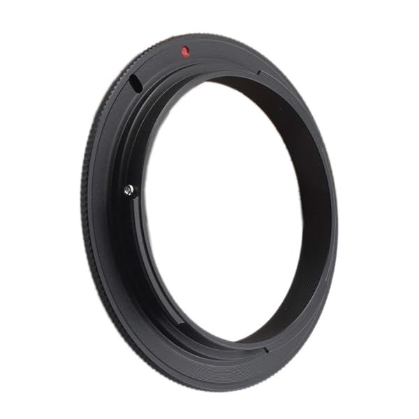 58mm Macro Lens Reverse Ring for EF M Mount Mirrorless Cameras M1 M2 M3 M5 M6 M10 M50 M100 with 58mm Filter Thread for Macro Photography