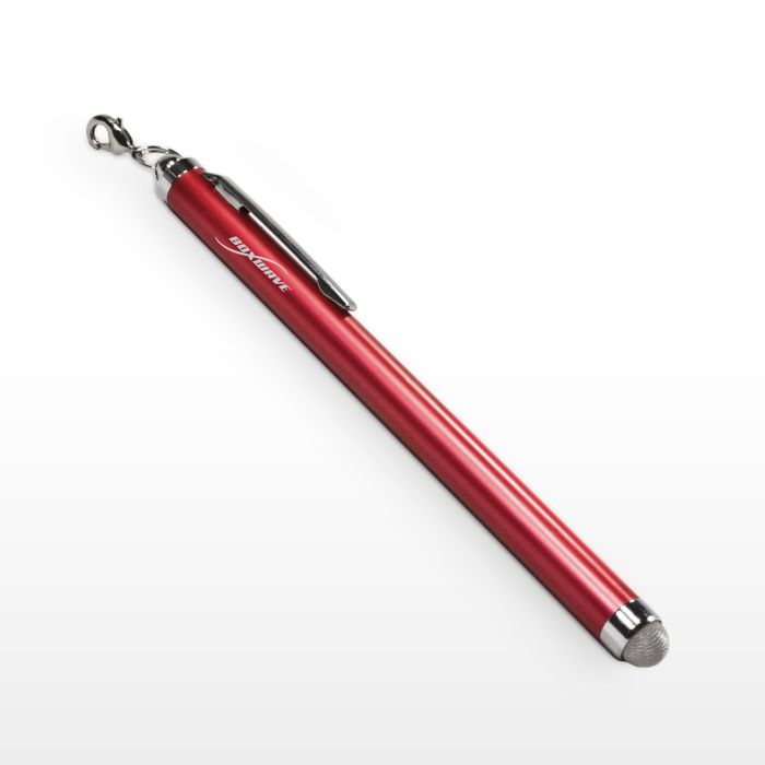 BoxWave EverTouch Stylus for iPad 4 & 3 - Ultra Durable FiberMesh Tip for Precision & Smooth Glide (Crimson Red)