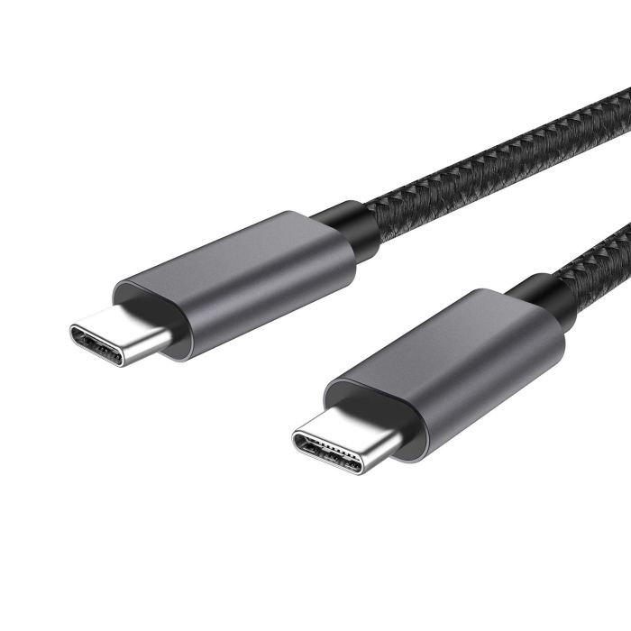 nonda USB-C to USB-C 100W Fast Charging Cable for MacBook Pro, iPad Pro, Samsung Galaxy & Dell XPS - Durable Braided Nylon
