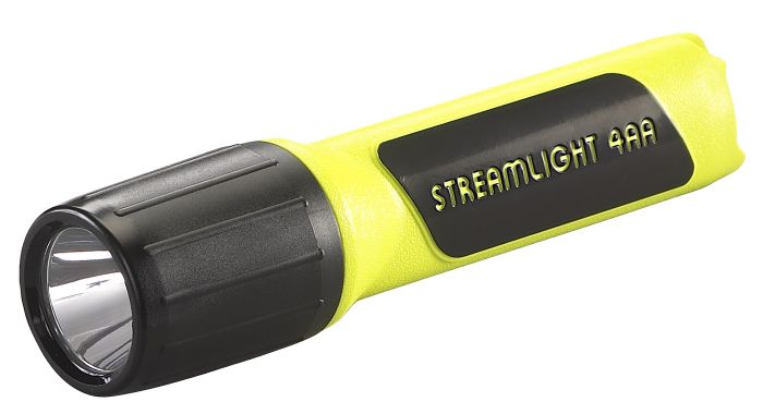 Streamlight 68244 4AA ProPolymer Yellow Flashlight - 100 Lumens LED, Div 2 Safety