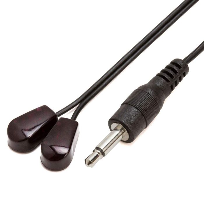 Cmple Dual IR Emitter Extender Mini - 10ft Stick-On Infrared Remote Control Cable