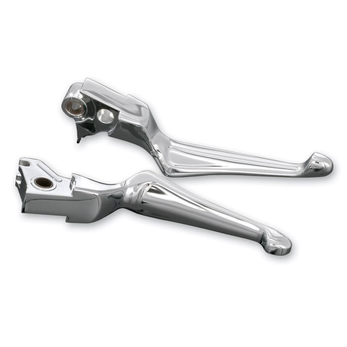 Upgrade Your Harley: Kuryakyn 1057 Boss Blades Clutch & Brake Levers for 2008-13 Touring & Trike - Chrome Finish