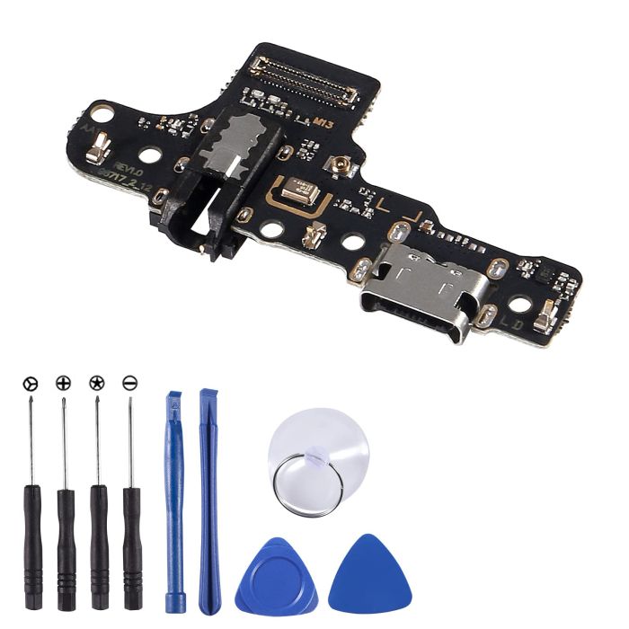 USB Charging Port Flex Cable Replacement for Samsung Galaxy A21 - Tools Included
