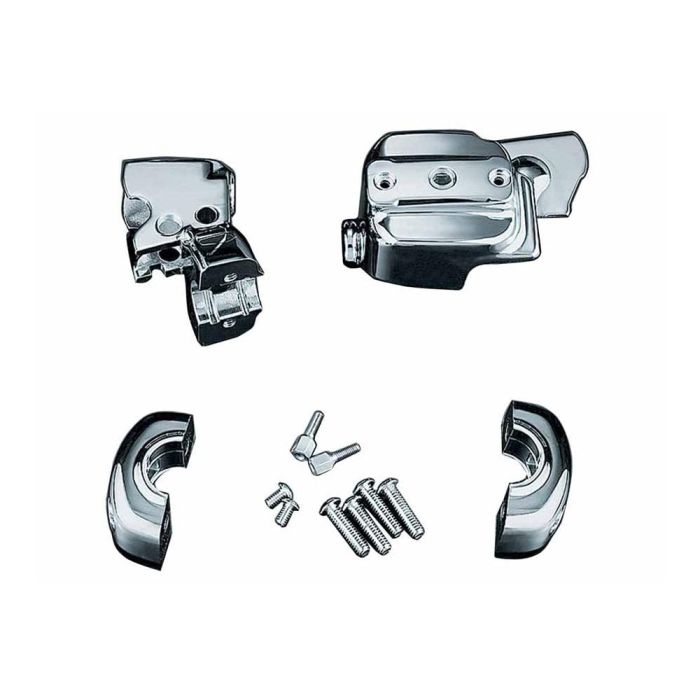 Upgrade Your Harley: Kuryakyn 9126 Chrome Brake & Clutch Control Kit for 1996-2017 Models
