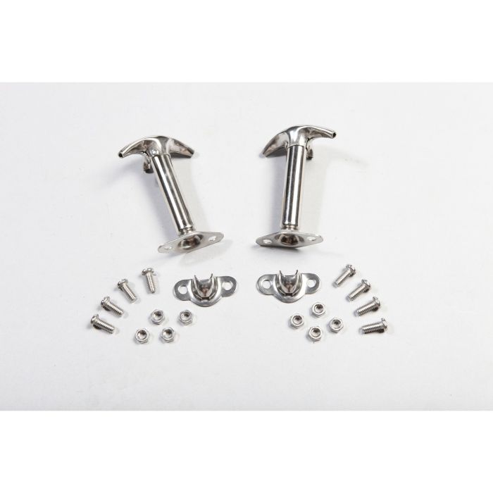 Rugged Ridge Hood Catch Kit 11116.01 - Stainless Steel for 1941-1995 Jeep CJ & YJ