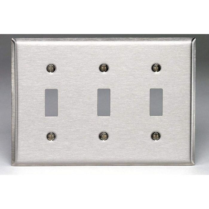 Leviton 84011-40 SS WP 3G TGL NM: Durable Weatherproof Electrical Outlet Solution