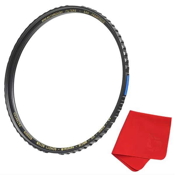 62mm X4 UV Filter for Camera - Ultra-Slim, Weather-Sealed Protection with Lens Cloth | Breakthrough Photography