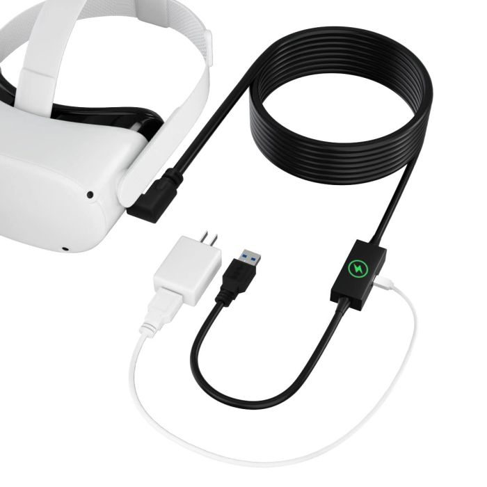 16FT VR Link Cable for Meta/Oculus Quest 3, 2 & Pro - High-Speed USB 3.0 Type C for Gaming & Charging
