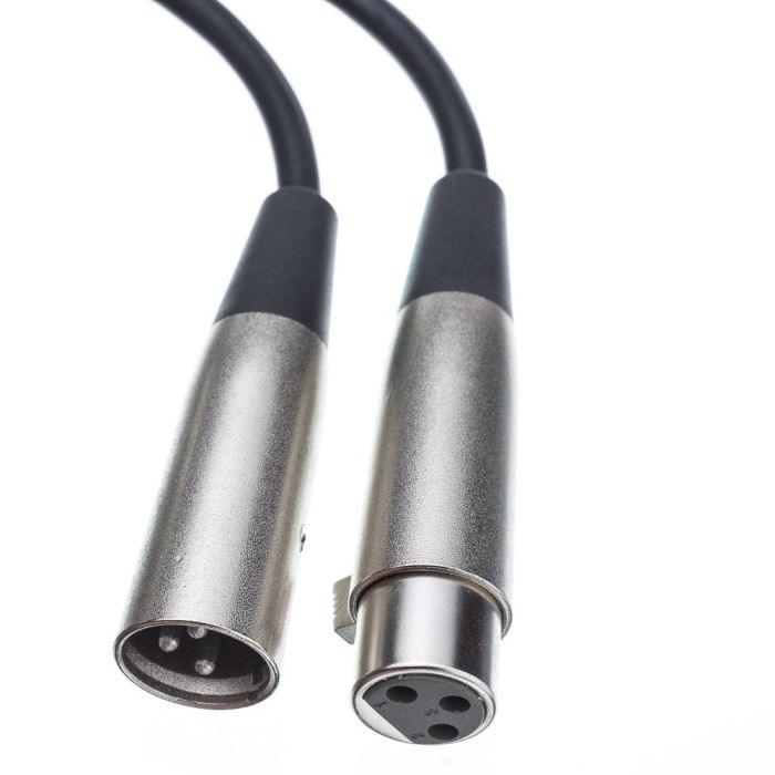 Buy 25ft XLR Audio Extension Cable - 3-Pin Balanced Male to Female, 24 AWG Microphone Cable | CableWholesale