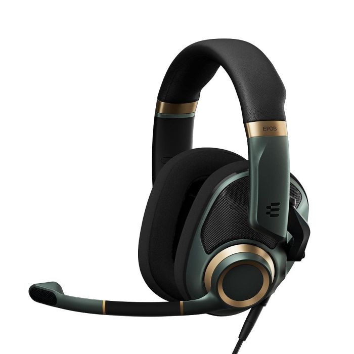 EPOS H6Pro Open Acoustic Gaming Headset - Lightweight, Comfortable & Durable for Xbox, PS4, PS5 & PC - Perfect Gaming Accessory (Green)