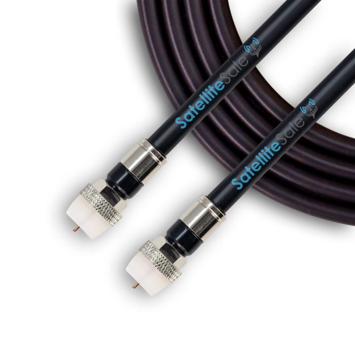 Buy 10ft SatelliteSale RG-6/U Coaxial Cable - Waterproof F-Type Connectors for Indoor/Outdoor Use