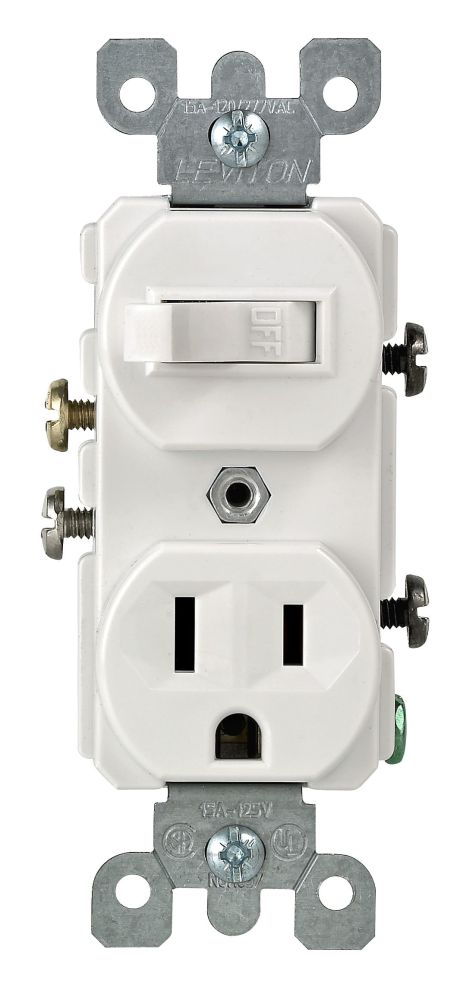 Leviton 109-05225-WSP Combo Switch & Receptacle Review | White Electrical Solution