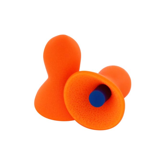 Howard Leight Quiet Reusable Earplugs - 100 Pairs (QD1) - Comfortable Orange Noise Protection