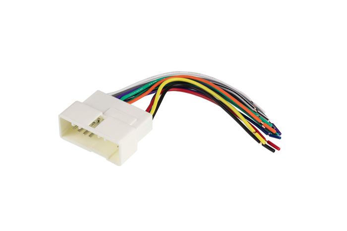 Scosche HY07B Power Connector for 2006-08 Hyundai & 2005-10 Kia - Aftermarket Stereo Wire Harness with Color Coded Wires