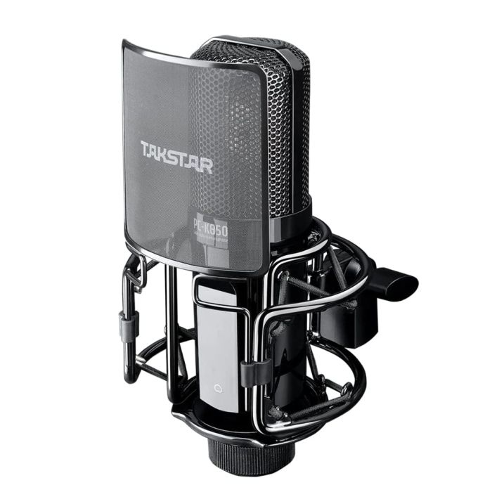 TAKSTAR XLR Condenser Microphone: High-Sensitivity Cardioid Mic for Recording, Podcasting & Streaming