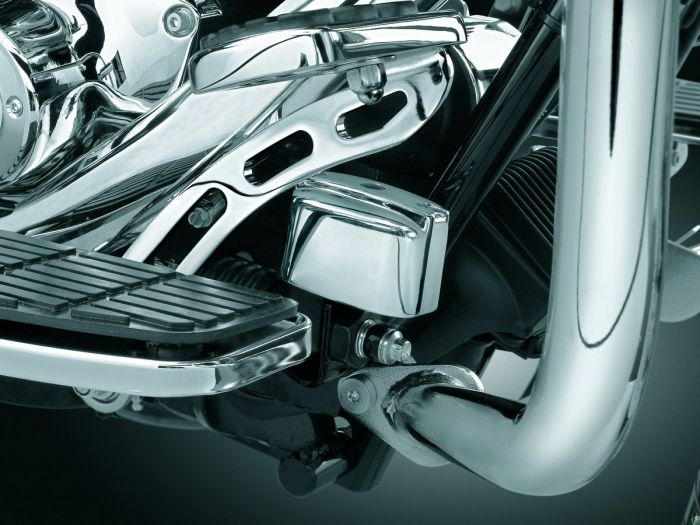 Upgrade Your Harley: Kuryakyn 9128 Chrome Rear Master Cylinder Cover (1999-2017)